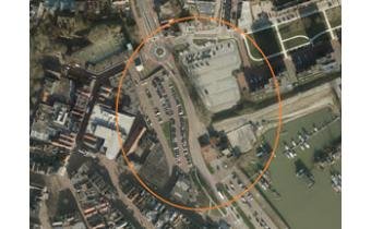 luchtfoto locatie santwijcksepoort